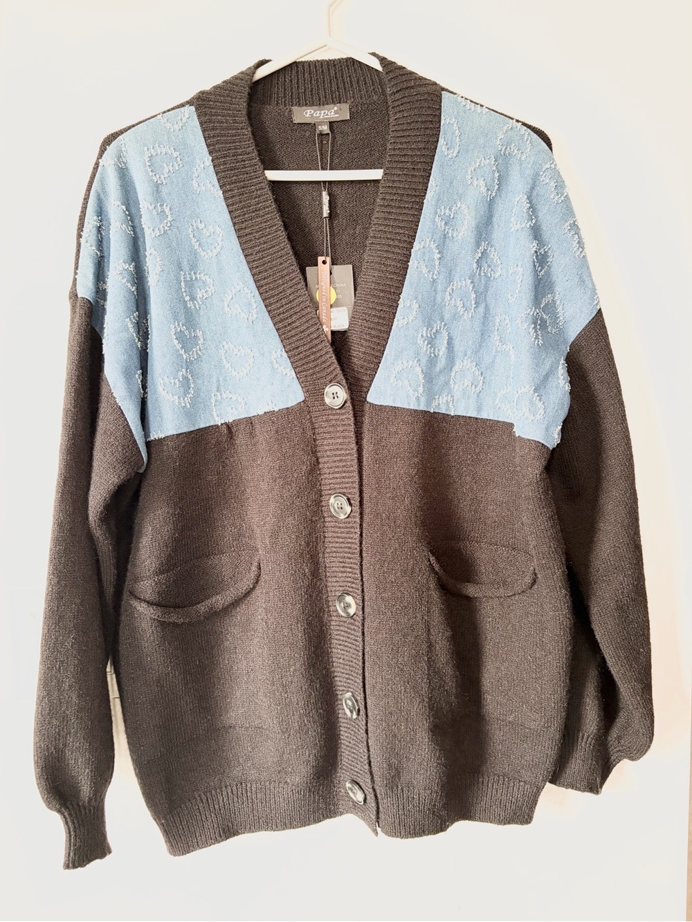 Brand new with tags Papa cardigan